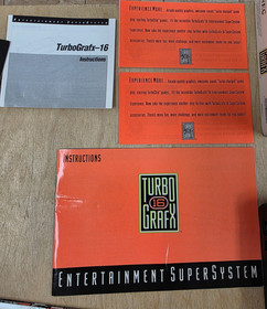 TurboGrafx-16 Console Complete in Box w/ Poster, Papers & Game &ndash; Tested