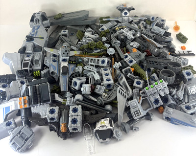 Snap Ships Build to Battle Lot Of Parts, Pieces, Incomplete Builds Over 5 Pounds