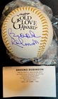 Brooks Robinson Autographed Official Gold Glove Baseball Tristar Authentication