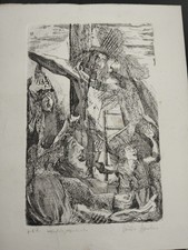 Passione Di Cristo Acquaforte Acquatinta Prova D'autore 900 Napoletano