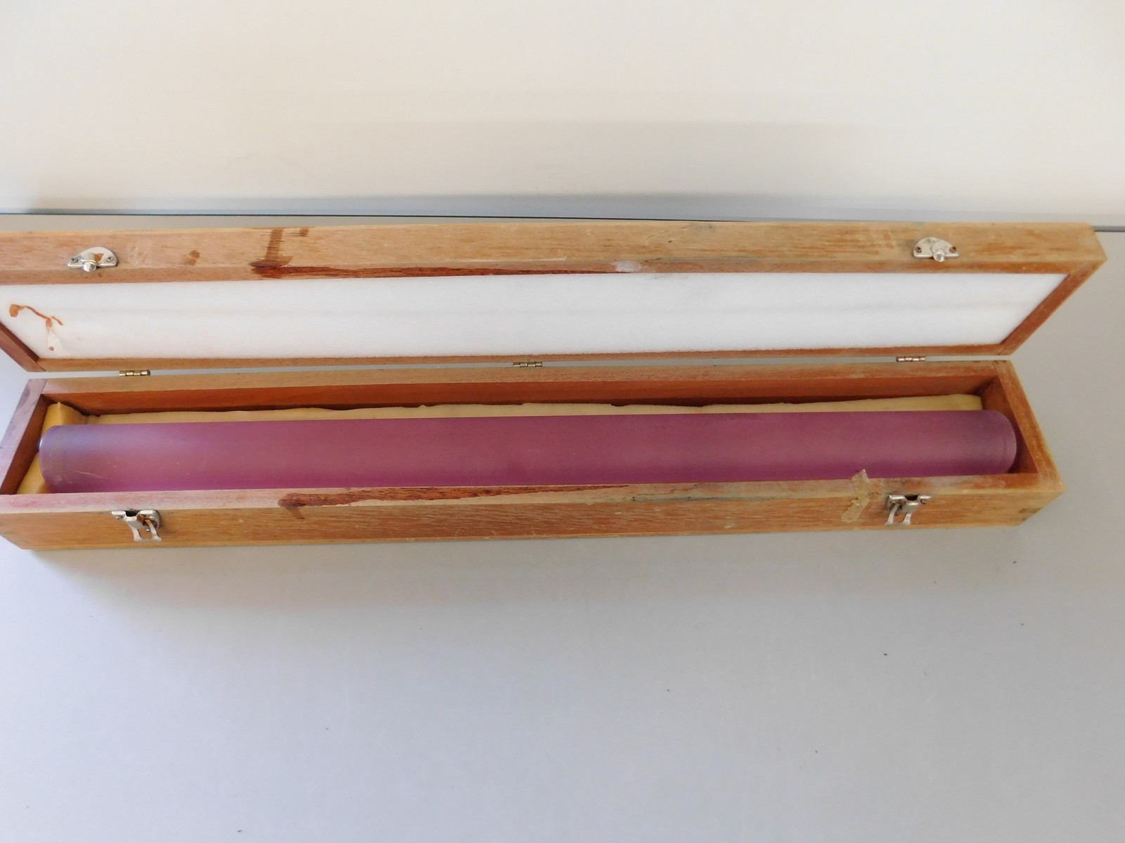 *JM* HUGE RARE RUBY LASER ROD- SNL 25"x1 3/4" (HQJ25)