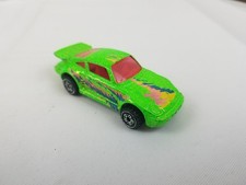 1:64 Loose 1989 Hot Wheels Glitter Green Porsche 930 RARE 