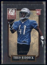 2013 Panini Elite - Rookie Theo Riddick #192 /899