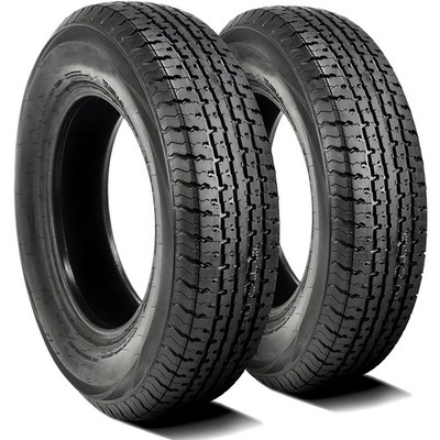2 Tires Trailer Master ST PRO Steel Belted 205/75R15 205-75-15 E 10 Ply Trailer