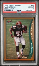 1998 Topps Chrome - Draft Picks Takeo Spikes #89 Refractor RC