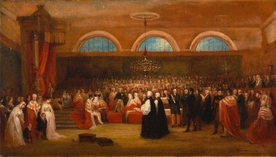 oil painting handpainted on canvas-The Passing of the Great Emancipation Act