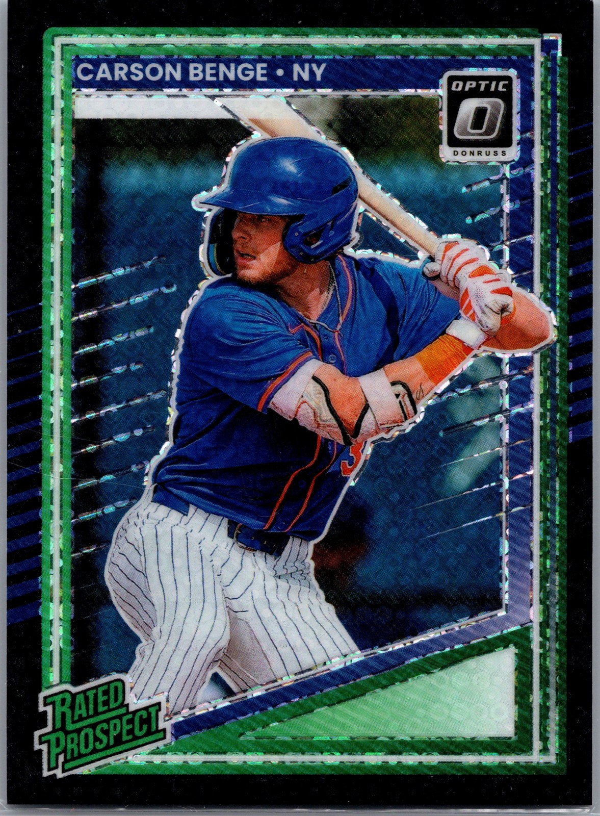 2025 Panini Donruss - Optic Rated Prospects Carson Benge #158 Black Circles (RC)