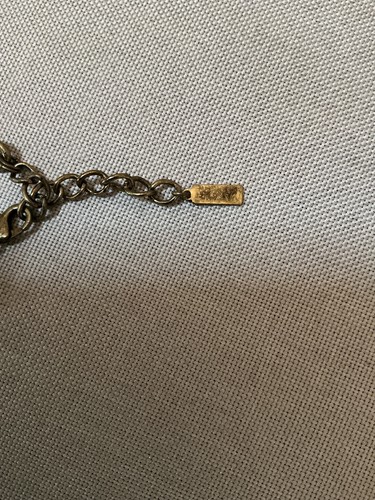 Baublebar Lucite Link Gold Tone Necklace Large Chain Link  - Picture 9 of 9