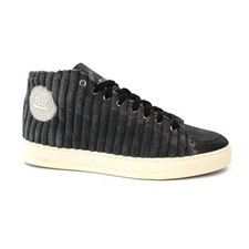 P448 Rocky Anthracite Gray Velvet High Top Sneakers 38/7.5-8