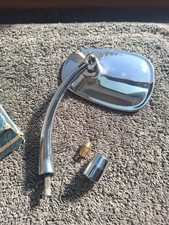 ESPEJO RETROVISOR ORIGINAL VW LADO IZQUIERDO VOLKSWAGEN BUG BEETLE COX KÄFER 113898121 NOS