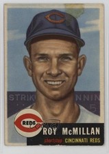 1953 Topps Johnny Logan (Bio Information is White) #158 14tz