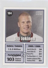 2006 Trade Deadline Hockey Board Game Olli Jokinen #184 0ab