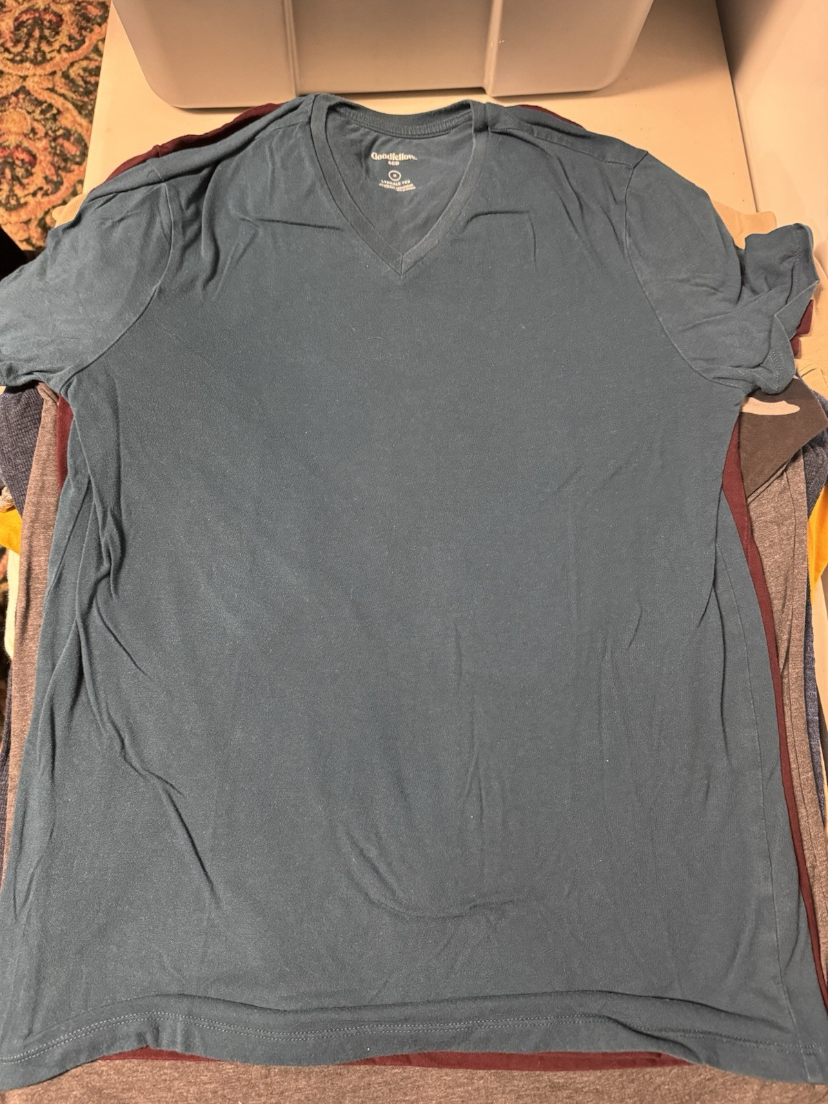 Good Fellow 3-Pack Men's T-Shirts Bundle - Soft Cotton Crewneck Tees