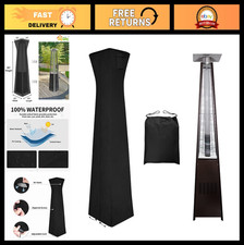 Waterproof Patio Heater Cover with Zipper, Dustproof  UV-Resistant, 90"H x 23"L