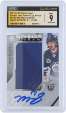 Mark Scheifele Jets Signed 2020-21 Upper Deck SP Game Used BYSC-MS CGC 9/10 Card