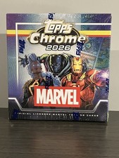 2026 TOPPS CHROME MARVEL MEGA BOX SEALED NEW IN HAND