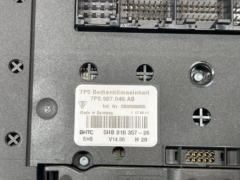 2011-2018 PORSCHE CAYENNE FRONT AC CLIMATE CONTROL HEATED VENTILATED SEATS 2837 - Image 2 of 4