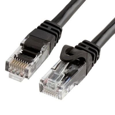 100FT Cat6 Ethernet Cable UTP LAN Network Patch Cord RJ45 Cat 6 Cable - Black
