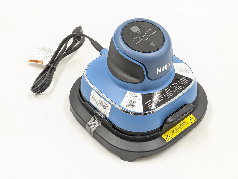 Sistema de cocina freidora de aire de vidrio portátil Ninja Crispi 4 en 1 (FN103C0) RFB OB Foto 3 de 4