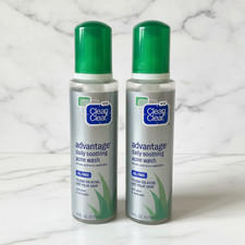 Clean  Clear Advantage Daily Soothing Acne Wash 6oz 2pk Salicylic Acid Oil-Free