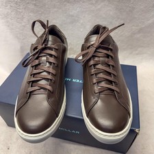 Peter Millar Vantage Lite Shoes Mens Sz 11 Brown Leather Casual MZ2AXP54 NEW