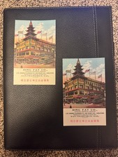 Antique Sing Fat Co Chinatown San Francisco Postcards Pacific Novelty Set of 2