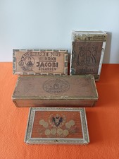 Konvolut antike Zigarrenschachteln ab 1891