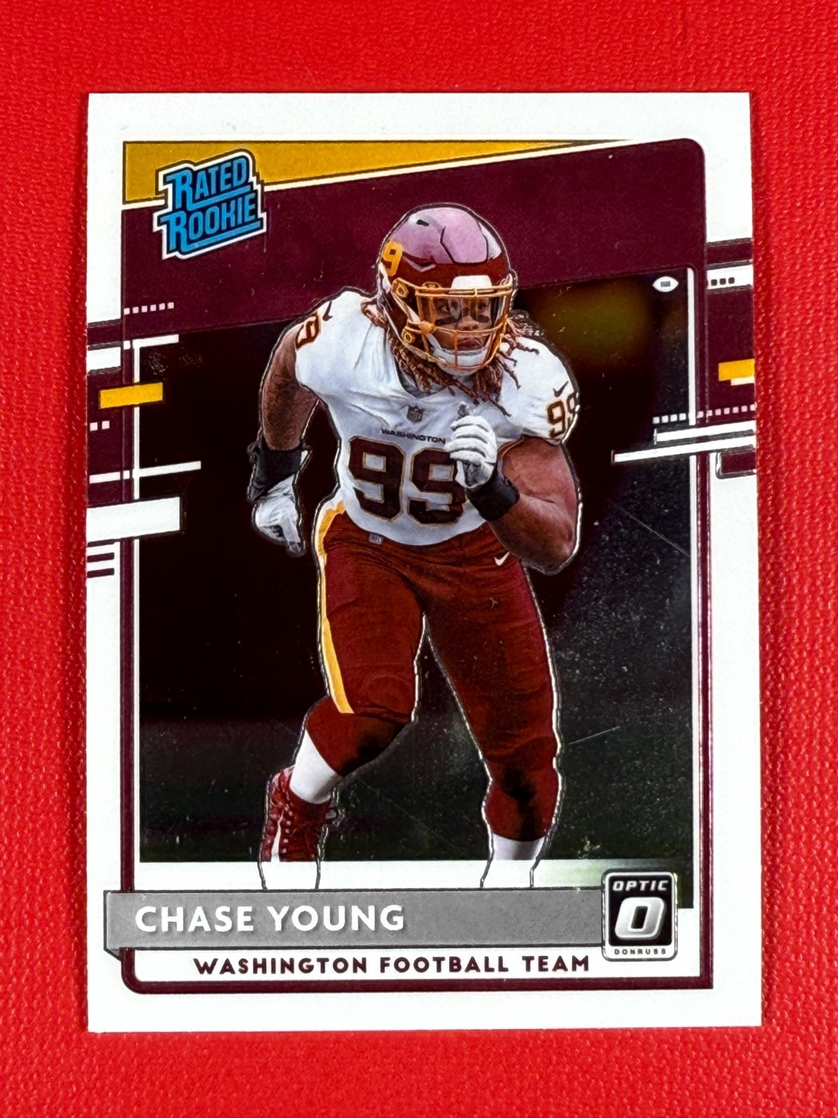 2020 Panini Donruss Optic Chase Young  #166 Rated Rookie (RC)