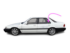 Fits: 1986-1989 Honda Accord 4D Sedan Driver Side Left Rear Vent Window Glass