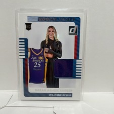 2025 Panini Donruss WNBA #13 Sarah Ashlee Barker Rookie Jersey Patch