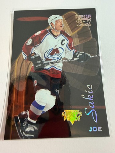 1996 Zenith Joe Sakic [Artist's Proof] #44 card
