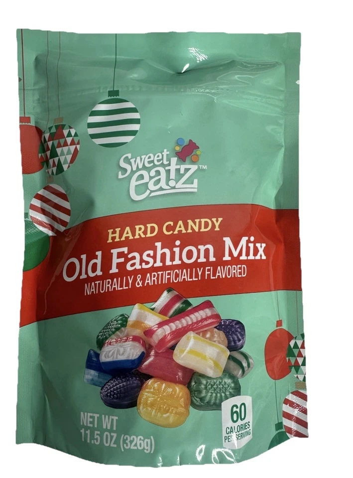 Christmas Hard Candy OLD FASHION MIX Sweet Eatz 11.5 Oz Bag Holiday Favorite