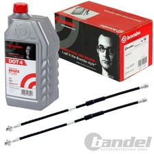 2xBREMBO BREMSSCHLAUCH VA+1L DOT 4 passend für AUDI A3 8PA SEAT ALTEA VW EOS 1F7
