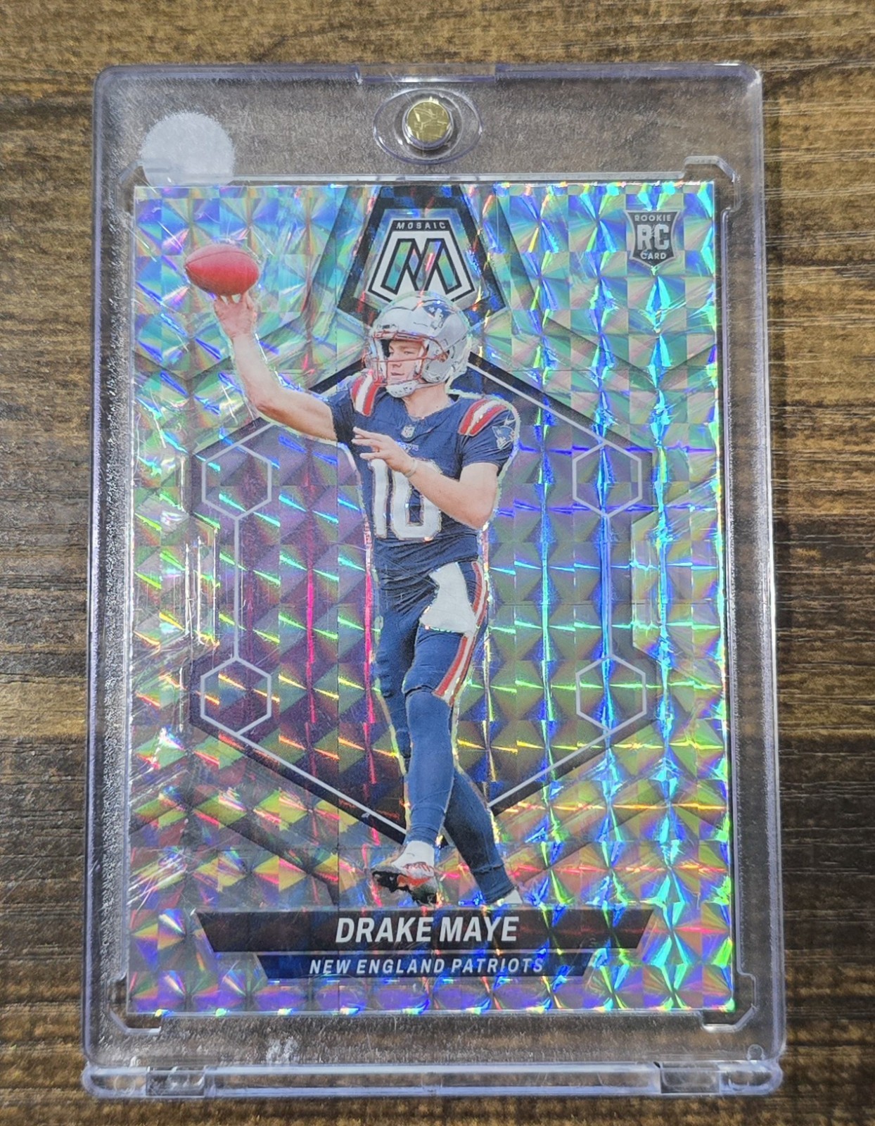2024 Panini Mosaic - Rookies Drake Maye #303 Mosaic Prizm (RC)