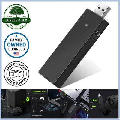 Wireless Adapter for Xbox One Controller Windows 10/8.1/8/7 PC Gaming