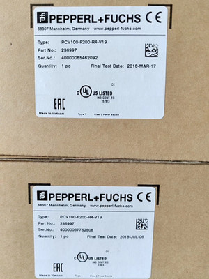 1 Pcs Brand New Pepperl+Fuchs PCV100-F200-R4-V19 Optical Code Reader DHL/Fedex