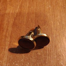 Vintage bronze Design Gold Tone Cufflinks