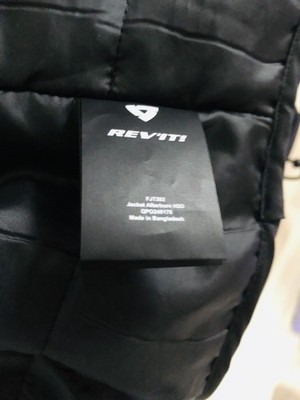 Motorrad Textiljacke Revit Afterburn H20 Schwarz Grösse XXL