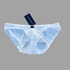 N2N Bodywear Men white Maverick cotton bikini swimwear underwear size M XL