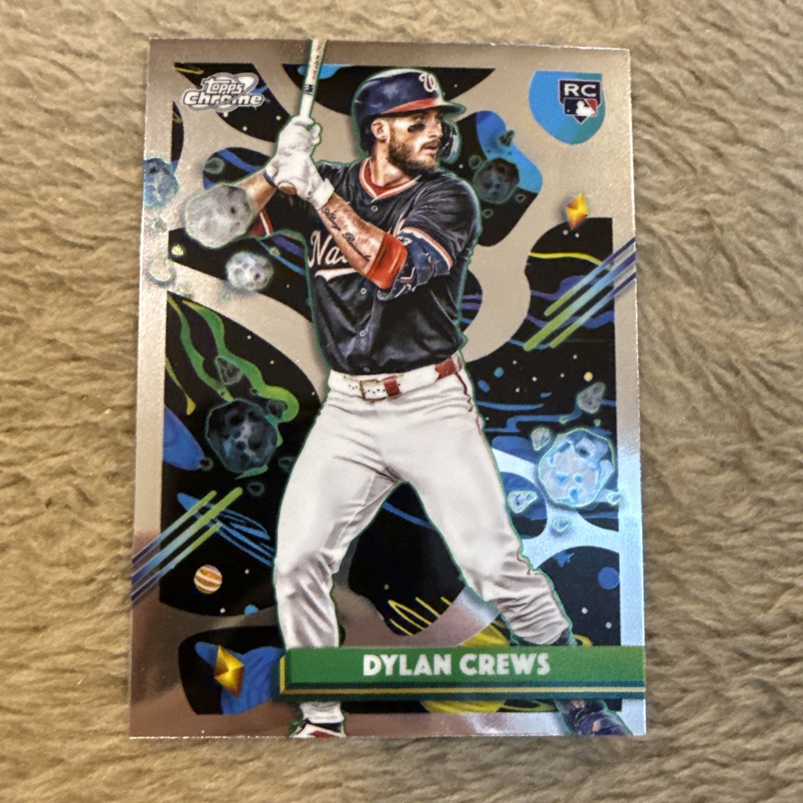 2025 Topps Cosmic Chrome - Dylan Crews #194 Nucleus Refractor (RC)