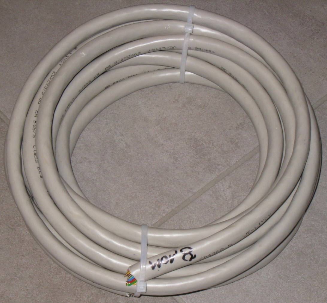 8.10 Metre Shielded Flexible Control/Signal Lead 40 x 0.5mm², Type JE-LiYCY