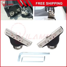 2Universal Offroad Pillar Hood Clamp Holder Car LED Work Light Bar Mount Bracket