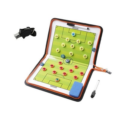 Football Soccer Coaches Magnetic Tactic Board,Dry Erase Coaching Clipboard,Fo...