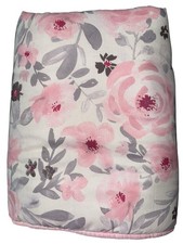 Bedtime Originals Blossom Pink Watercolor Floral Baby Crib Comforter Blanket