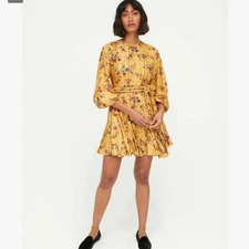 NEW Rhode Ella Mini Dress in Floral Size SMALL $395