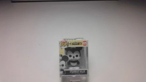 FUNKO BITTY POP! STEAMBOAT WILLIE Mickey Mouse Disney HYPER RARE CHASE 1/6 #425