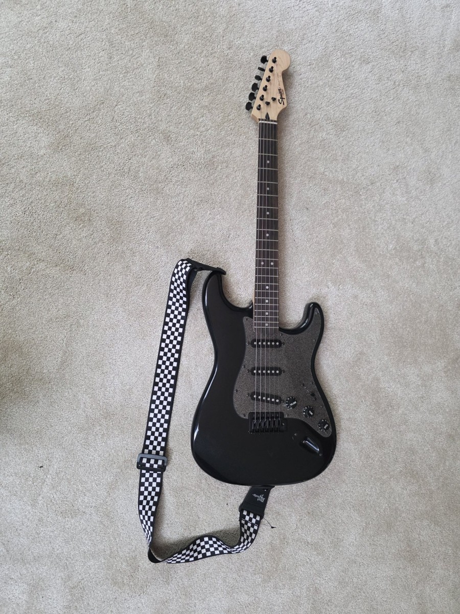 Fender Squier Bullet Strat, Black & Gray Guitar | eBay