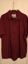 Dixxon Signature Series Burgundy Bamboo Blend Shirt Mens Sz XL