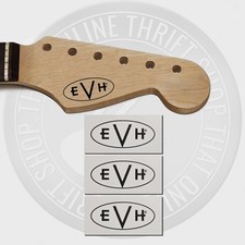 EVH Waterslide Guitar Neck Headstock Decals (Set of 3)