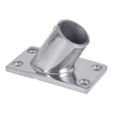 White Water 6857S  316 Stainless Steel Rectangular Rail Base  1" Tubing  60 